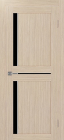 Полотно Турин  523.221АПП SC дуб белёный Размер 800х2000мм Покрытие Экошпон Стекло Черное