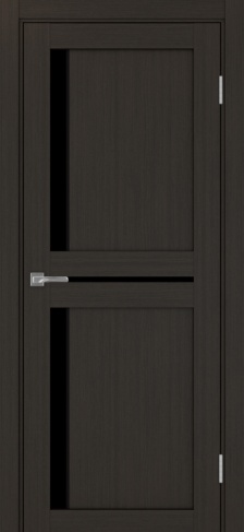 Полотно Турин  523.221АПП SB венге Стекло Черное Покрытие Экошпон Размер 800х2000мм