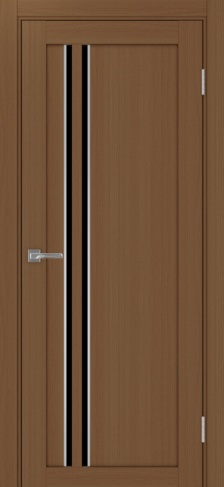 Полотно Турин  525АПС орех Цвет Орех Размер 600х2000мм Покрытие Экошпон Стекло Черное