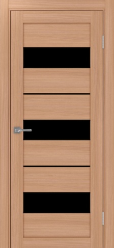 Полотно Турин 526АПП max SB лакобель чёрный ясень тёмный Цвет Ясень тёмный Размер 800х2000мм Покрытие Экошпон Стекло Черное