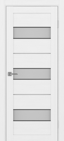 Полотно Турин  526АПС SB белый лёд Цвет Белый лёд Размер 700х2000мм Покрытие Экошпон Стекло Матовое