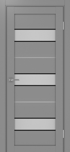 Полотно Турин  526АПС SB серый Цвет Серый Размер 700х2000мм Покрытие Экошпон Стекло Матовое