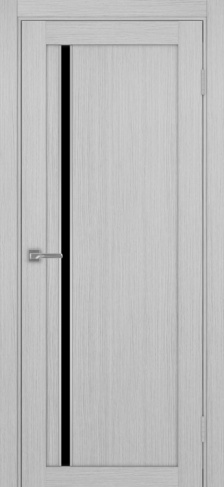 Полотно Турин  527АПС дуб серый Цвет Дуб серый Размер 800х2000мм Покрытие Экошпон Стекло Черное