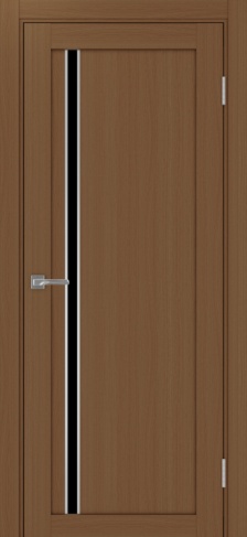 Полотно Турин  527АПС орех Цвет Орех Размер 600х2000мм Покрытие Экошпон Стекло Черное