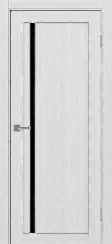 Полотно Турин  527АПС ясень серебристый Цвет Ясень серебристый Размер 600х2000мм Покрытие Экошпон Стекло Черное