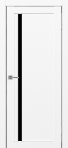 Полотно Турин  527АПС SB белый снежный Цвет Белый снежный Размер 700х2000мм Покрытие Экошпон Стекло Черное