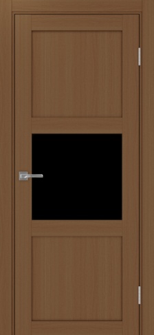 Полотно Турин 530.121 орех Цвет Орех Размер 600х2000мм Покрытие Экошпон Стекло Черное