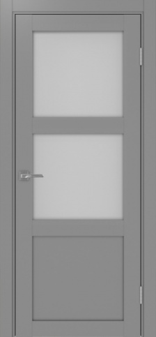 Полотно Турин  530.221 серый Цвет Серый Размер 700х2000мм Покрытие Экошпон Стекло Матовое