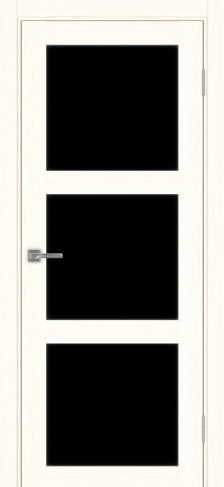 Полотно Турин  530.222 ясень светлый Цвет Ясень светлый Размер 700х2000мм Покрытие Экошпон Стекло Черное