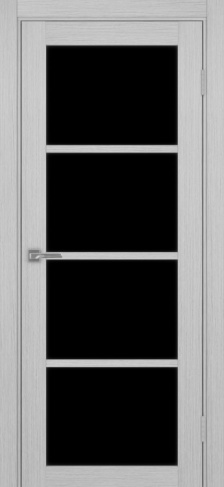 Полотно Турин 540 дуб серый Цвет Серый Размер 600х2000мм Покрытие Экошпон Стекло Черное