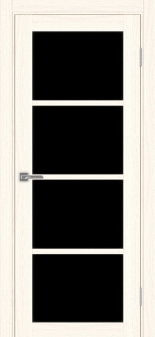 Полотно Турин 540 ясень светлый Цвет Ясень светлый Размер 600х2000мм Покрытие Экошпон Стекло Черное