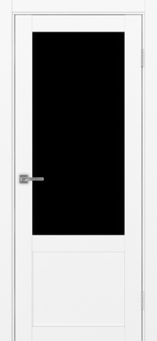 Полотно Турин 540ПФ.21 лакобель чёрный белый снежный Цвет Белый снежный Размер 600х2000мм Покрытие Экошпон Стекло Черное