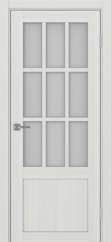 Полотно Турин 542ПФ.21 мателюкс ясень серебристый Цвет Ясень серебристый Размер 800х2000мм Покрытие Экошпон Стекло Матовое