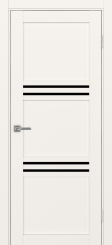 Полотно Турин 553 бежевый Цвет Бежевый Размер 700х2000мм Покрытие Экошпон Стекло Черное