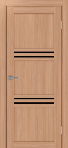 Полотно Турин 553 ясень тёмный Цвет Ясень тёмный Размер 600х2000мм Покрытие Экошпон Стекло Черное