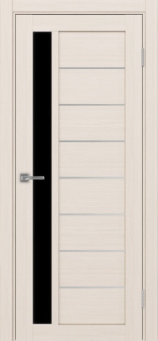 Полотно Турин 554АПП SC Цвет Ясень перламутр Размер 600х2000мм Покрытие Экошпон Стекло Черное