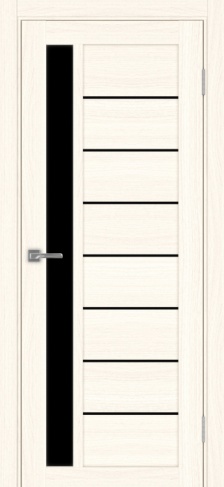 Полотно Турин 554АПП SB ясень светлый Цвет Ясень светлый Размер 800х2000мм Покрытие Экошпон Стекло Черное