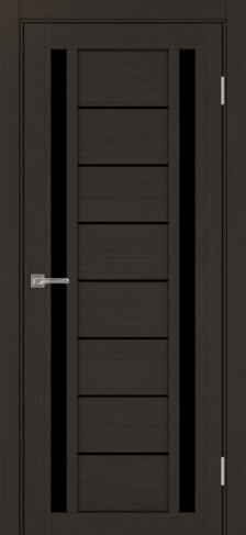 Полотно Турин 558 венге Цвет Венге Размер 600х2000мм Покрытие Экошпон Стекло Черное