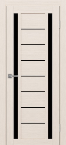 Полотно Турин 558 ясень перламутровый Цвет Ясень перламутр Размер 800х2000мм Покрытие Экошпон Стекло Черное