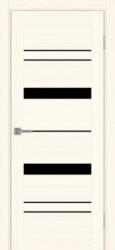 Полотно Турин 562 ясень светлый Цвет Ясень светлый Размер 800х2000мм Покрытие Экошпон Стекло Черное